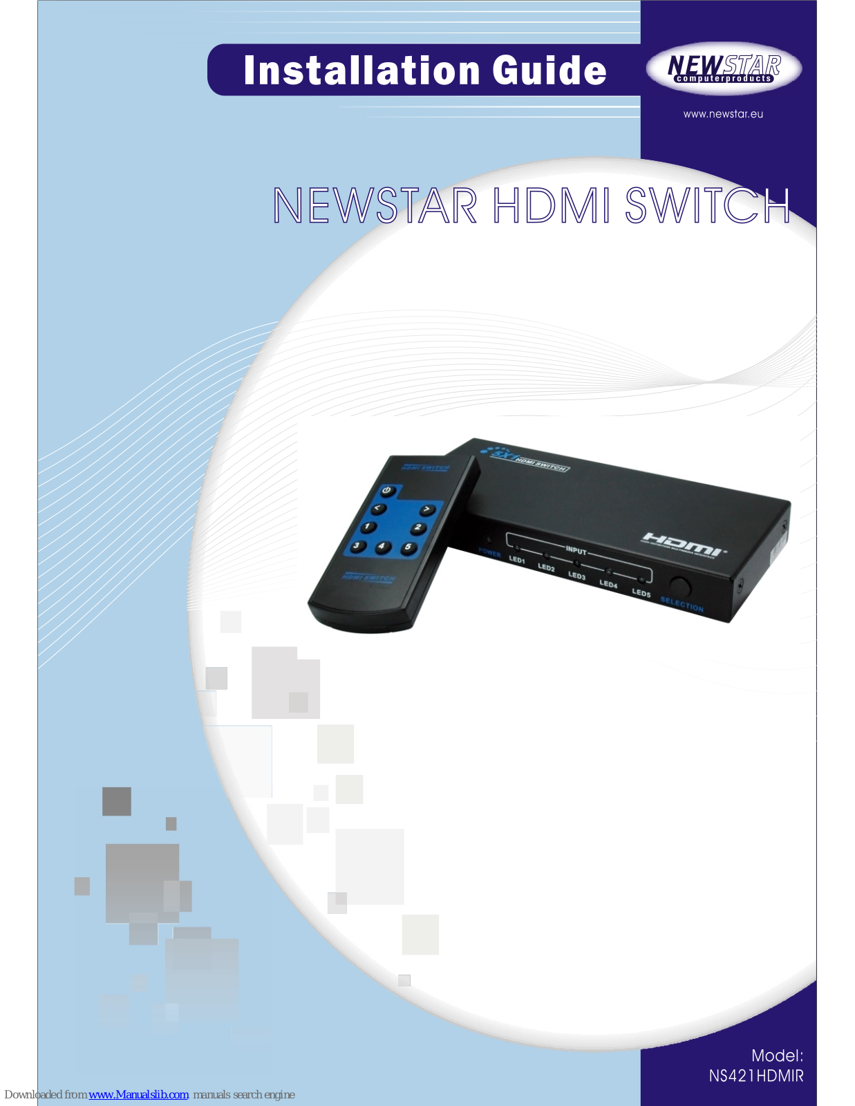 NewStar NS421HDMIR Installation Manual - ManualMachine.com