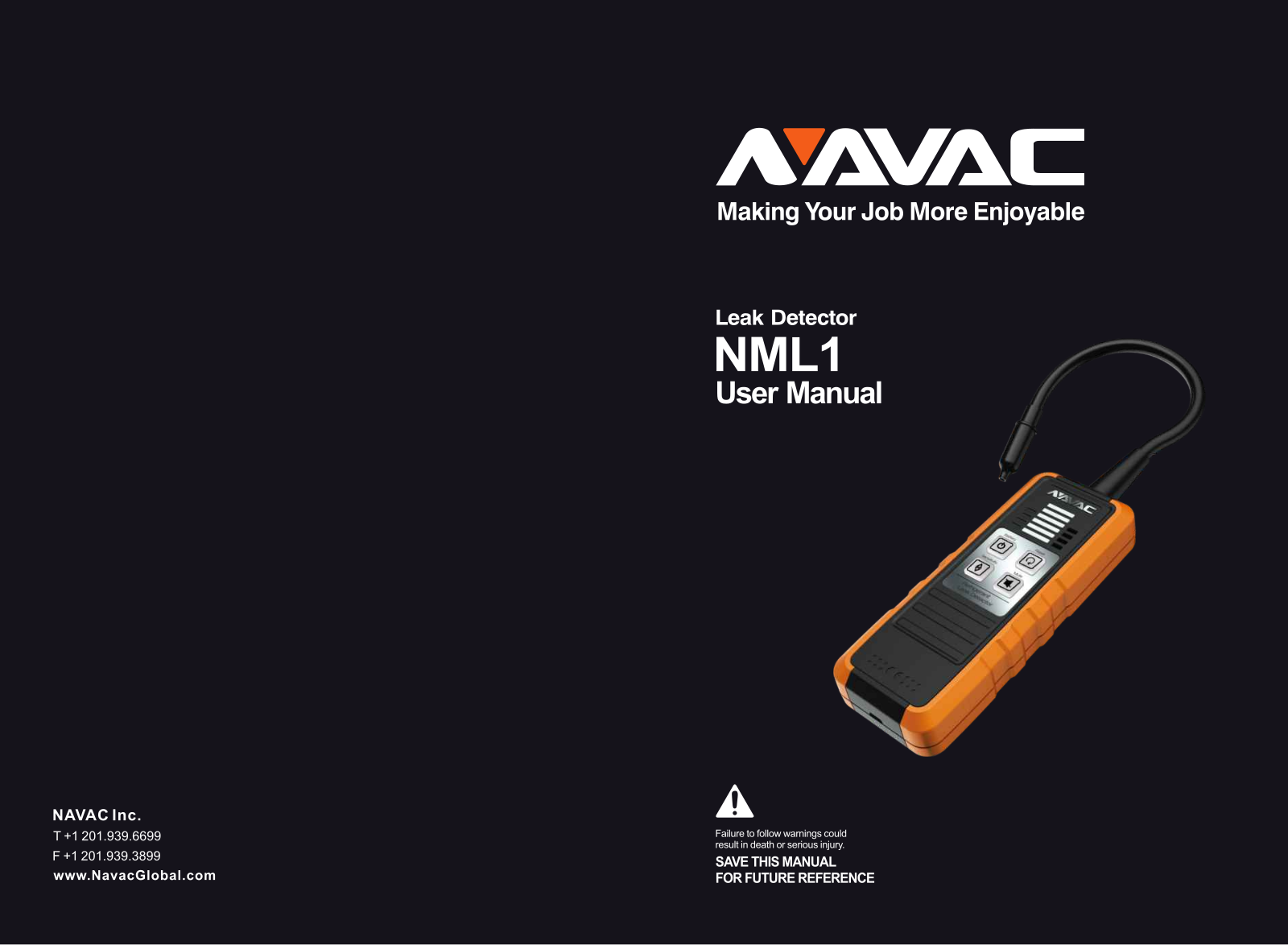 Navac NML1 User Manual