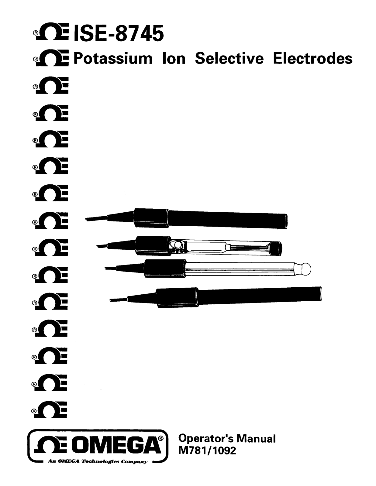 Omega Products ISE-8745 Installation  Manual