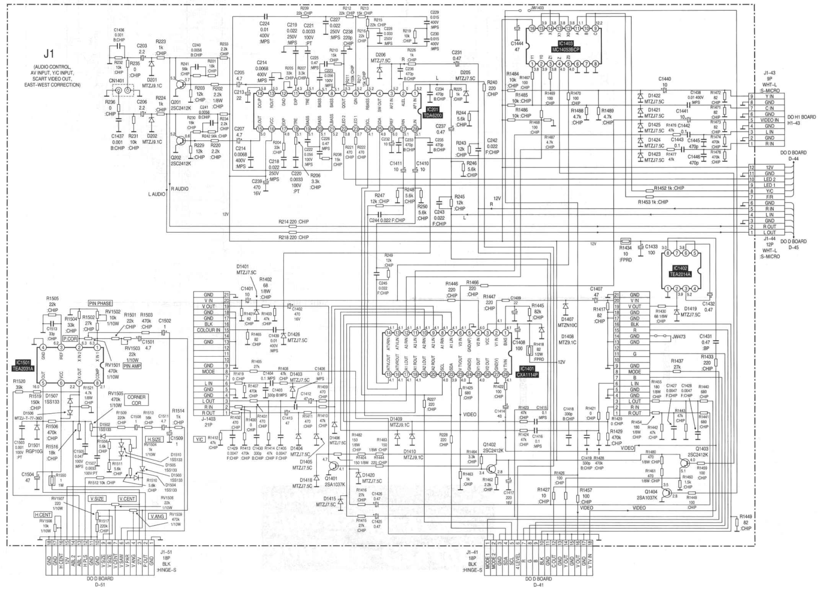 SONY KV-C2949D SHEMATICS