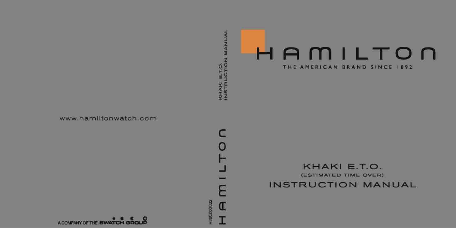 Hamilton Watch 15, 17, 14, 19, 18 User Manual