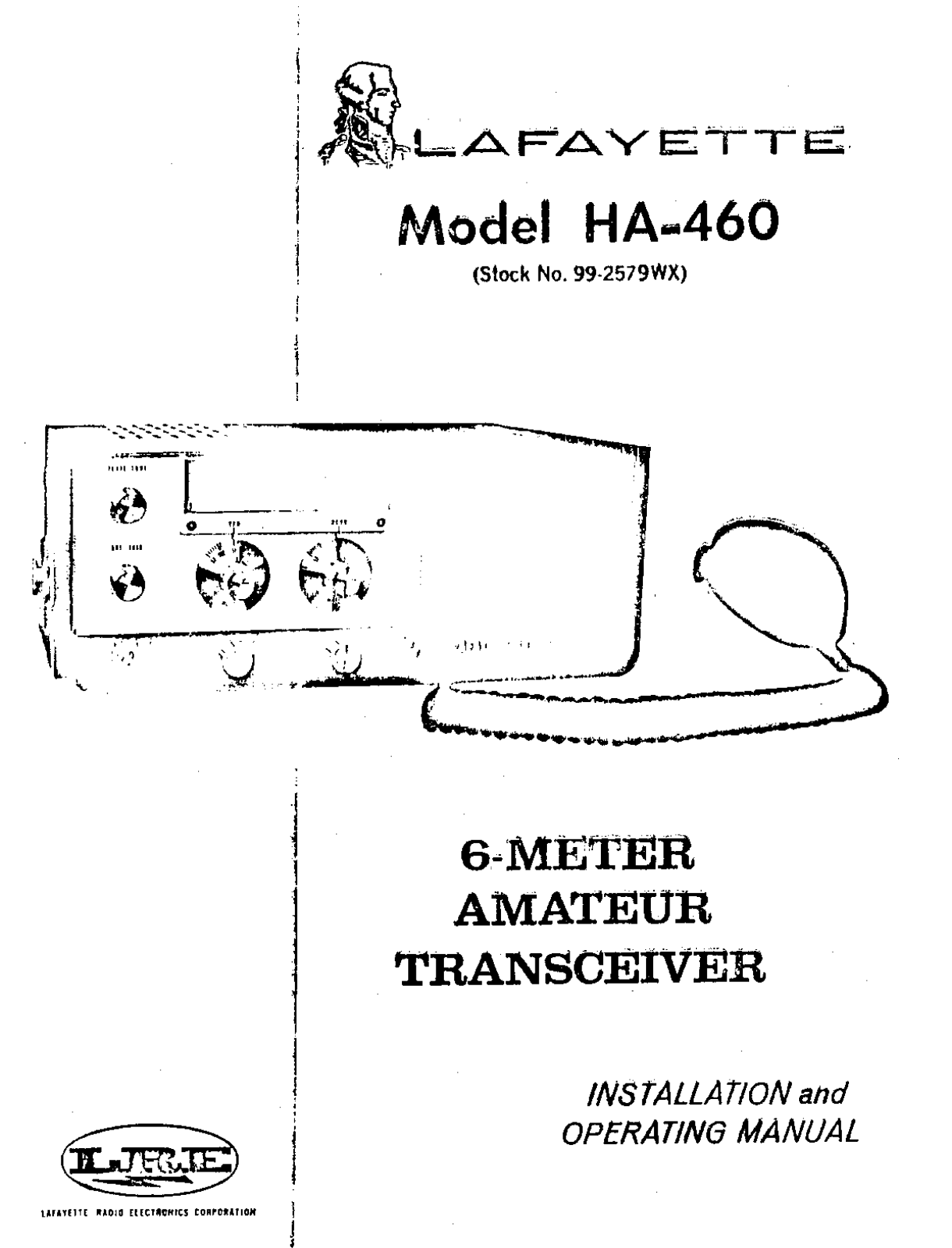 Lafayette HA-460 Owners manual