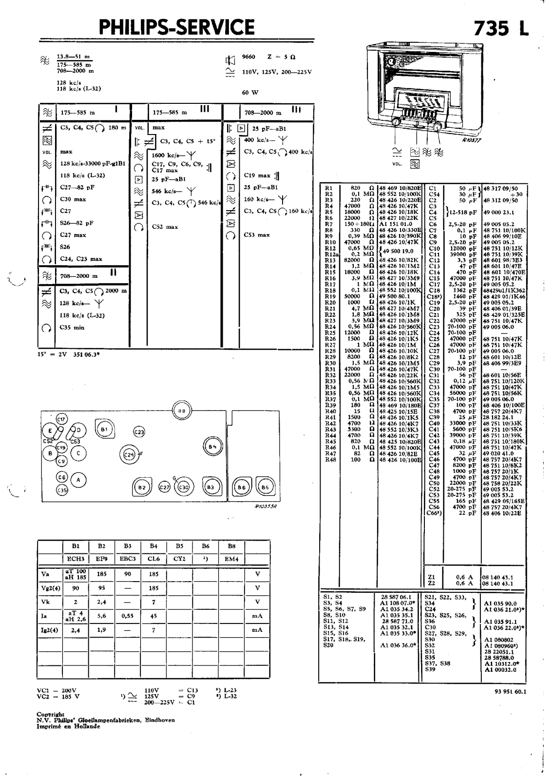 Philips 735-L Service Manual