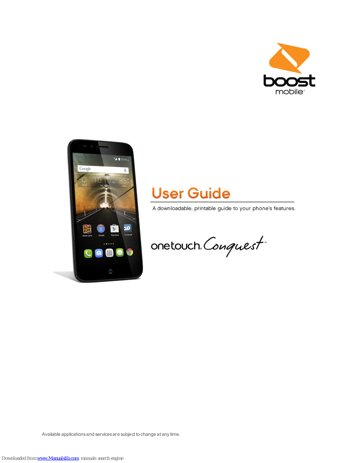 OneTouch Conquest User Manual