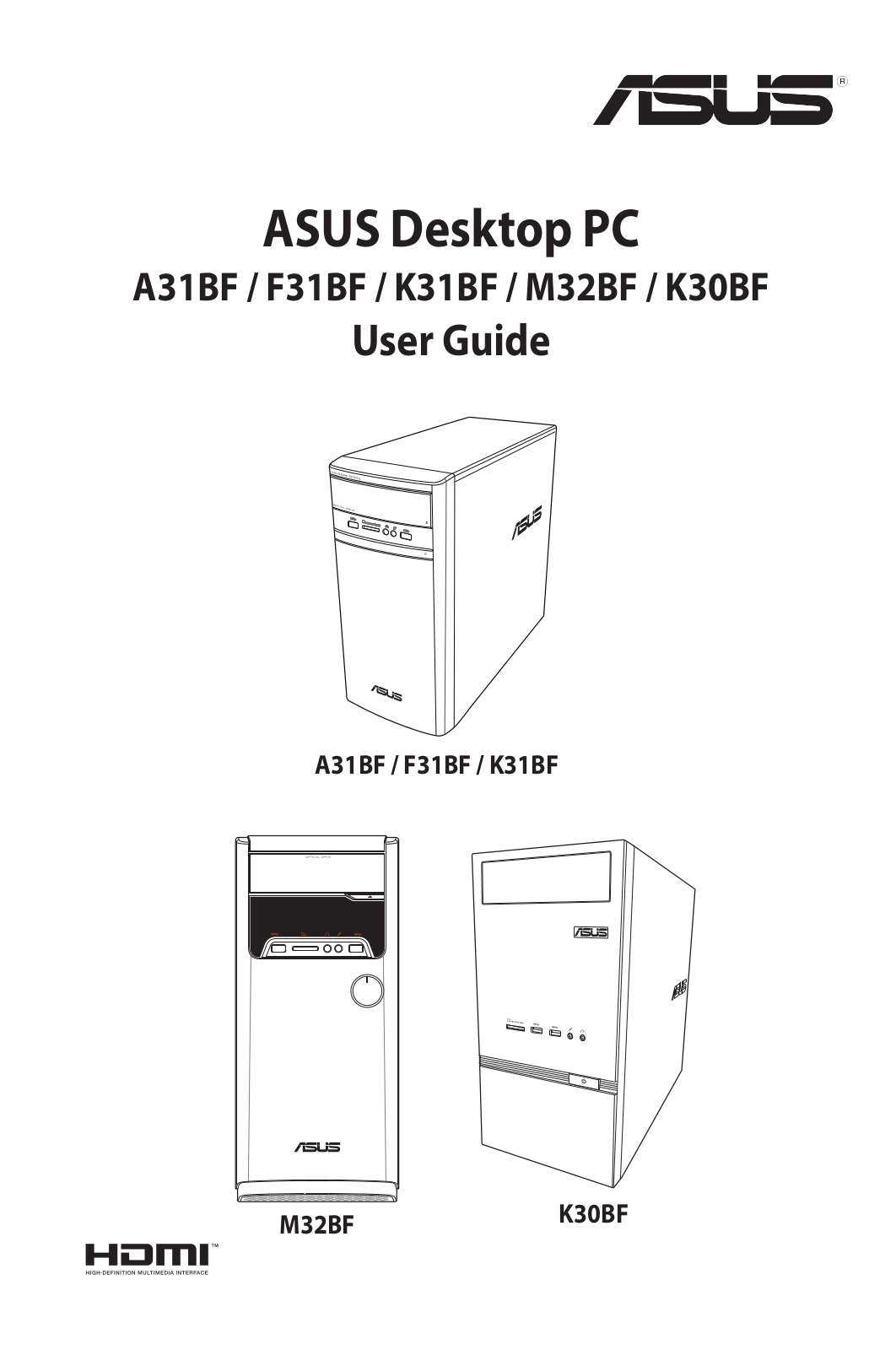 Asus K31BF User’s Manual