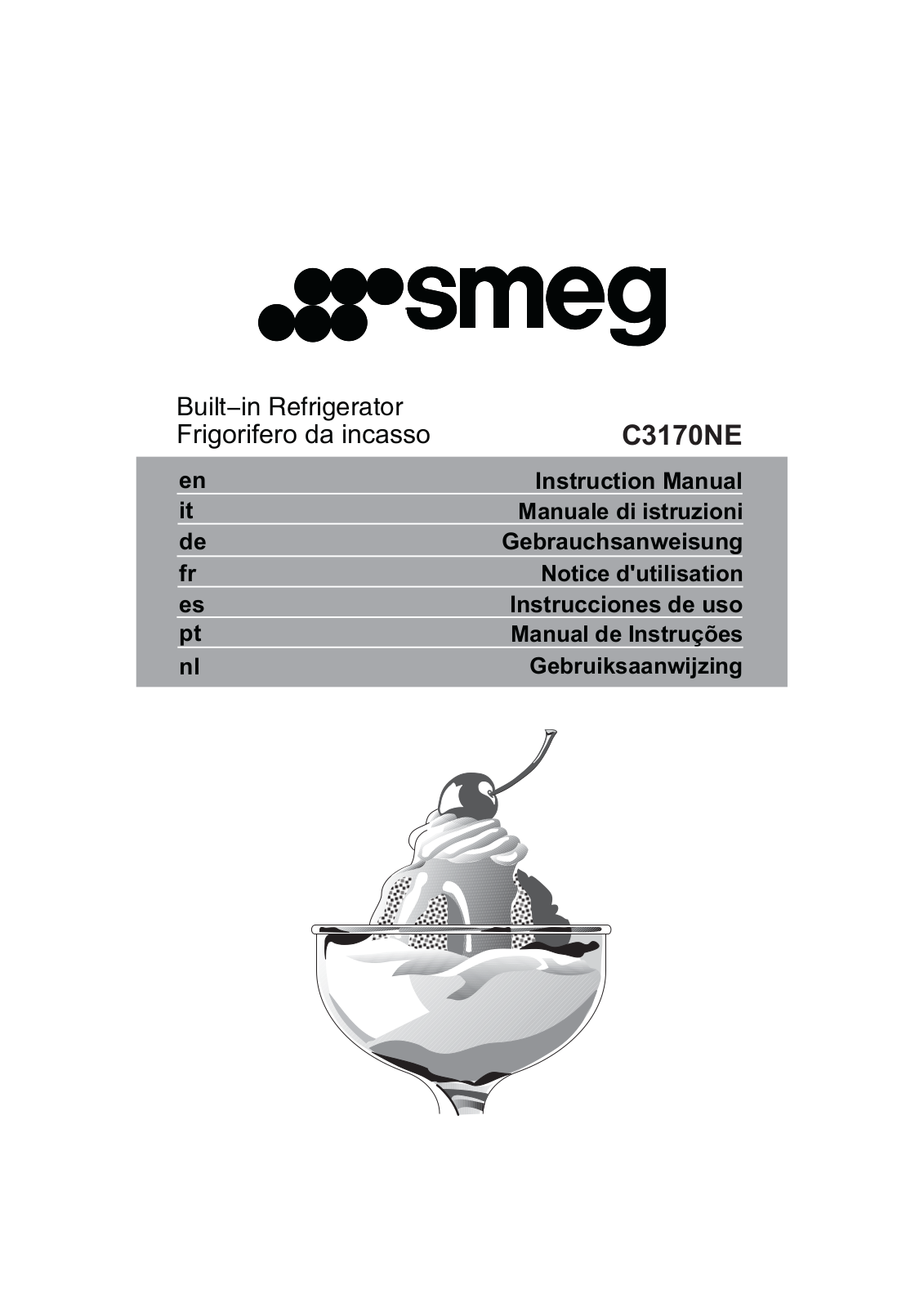 Smeg C3170NE User manual