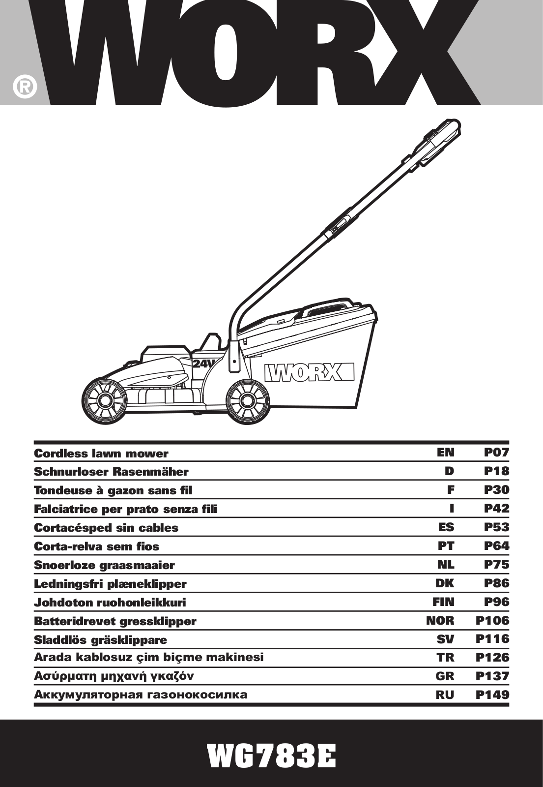 Worx WG783E User Manual