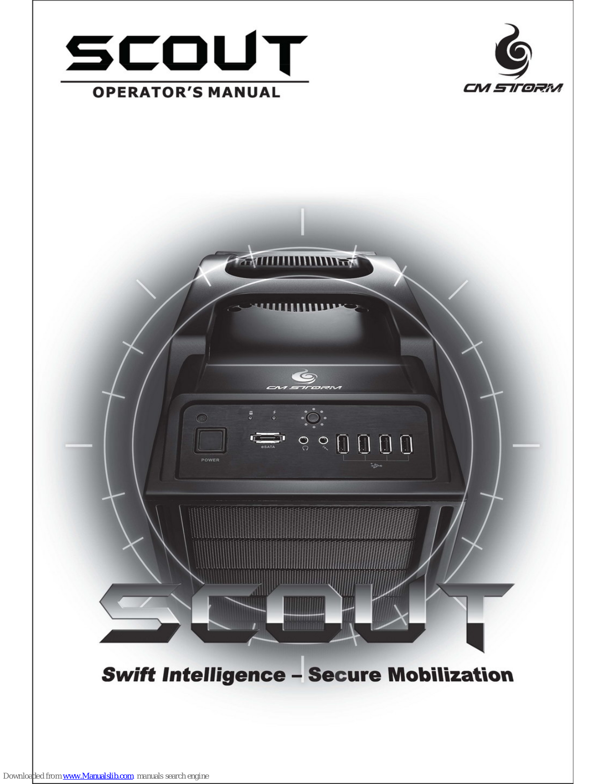 Cooler Master Scout, CM Storm Scout Operator's Manual