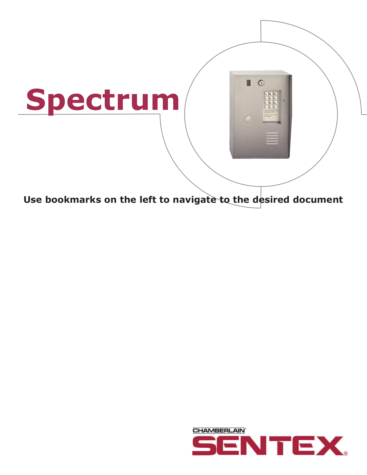 Lift-Master SPECTRUM DI, SPECTRUM User Manual