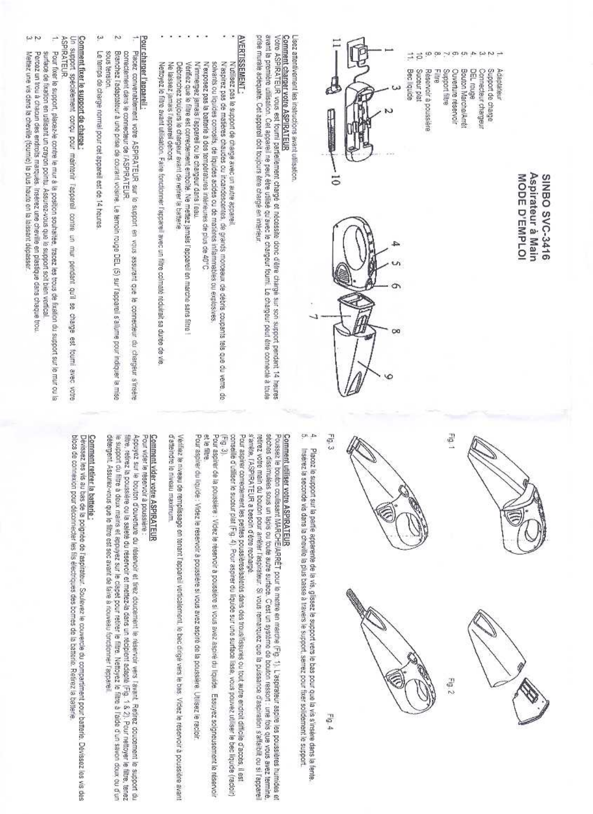 SINBO SVC-3416 User Manual