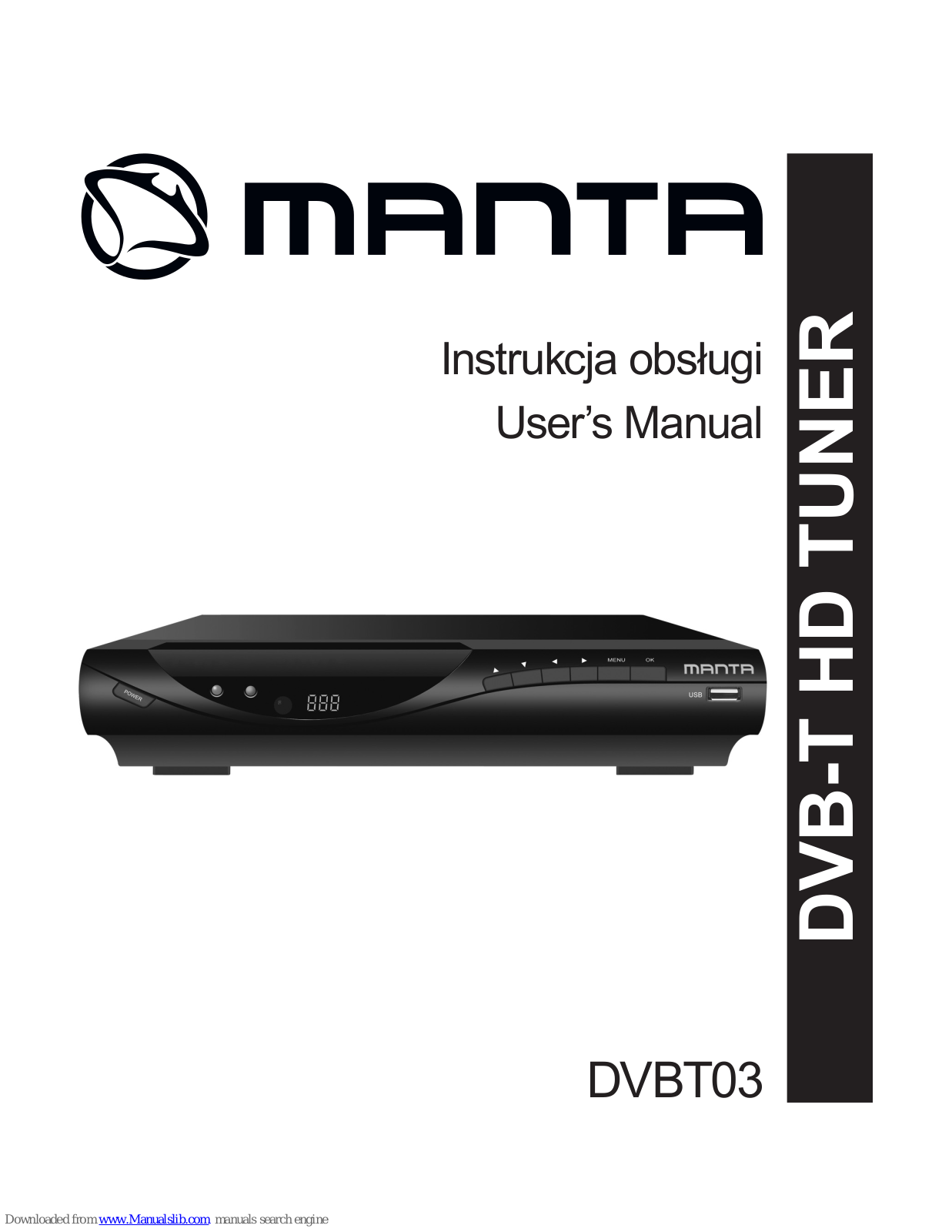 Manta DVBT03 User Manual