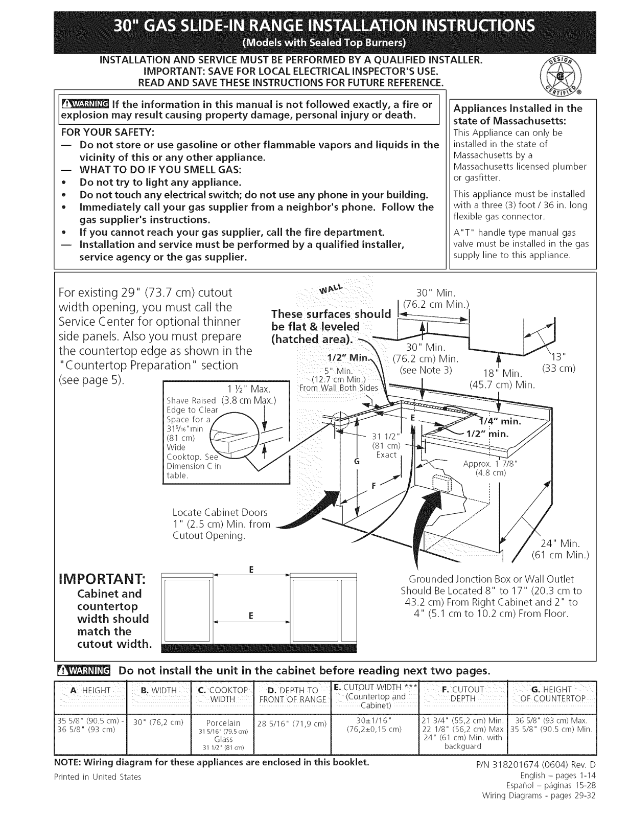 Kenmore Elite 79036733702, 79036723600, 79036723601, 79036723602, 79036723603 Installation Guide - ManualMachine.com