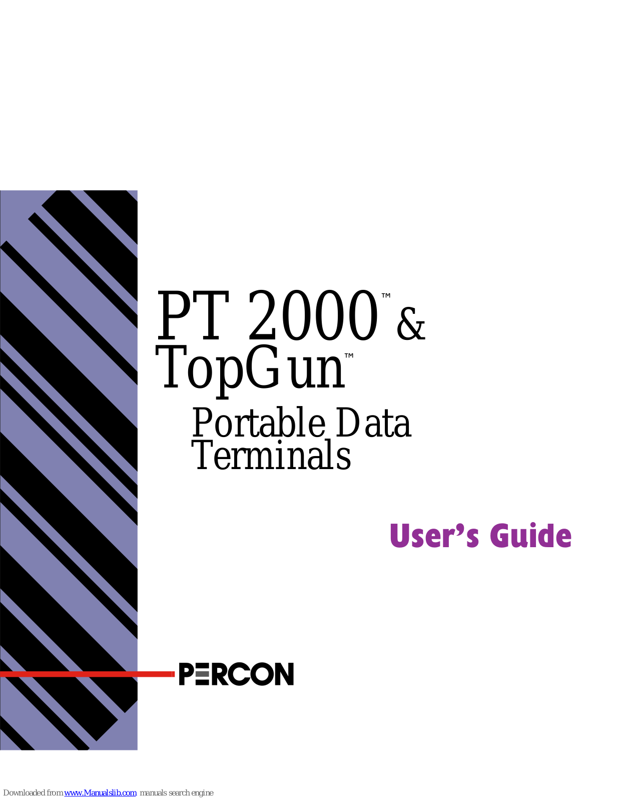 Percon PT 2000, TopGun User Manual - ManualMachine.com
