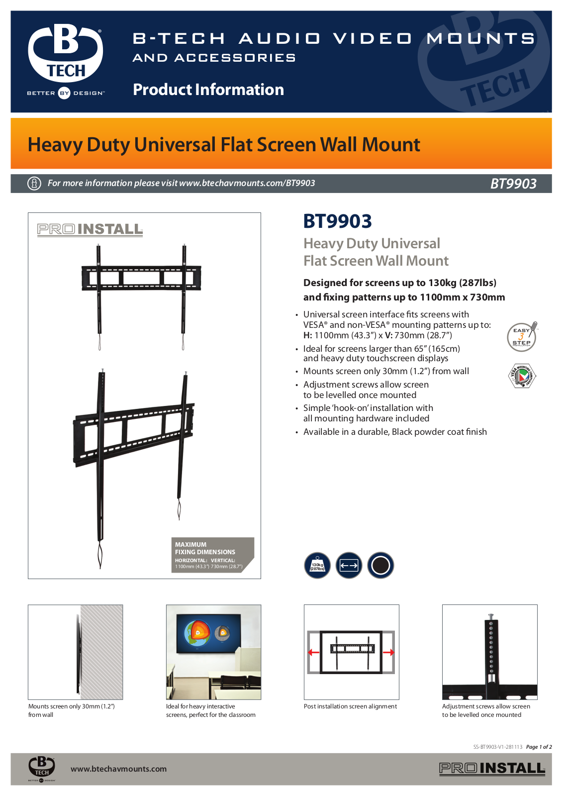 B-TECH BT9903/B Datasheet