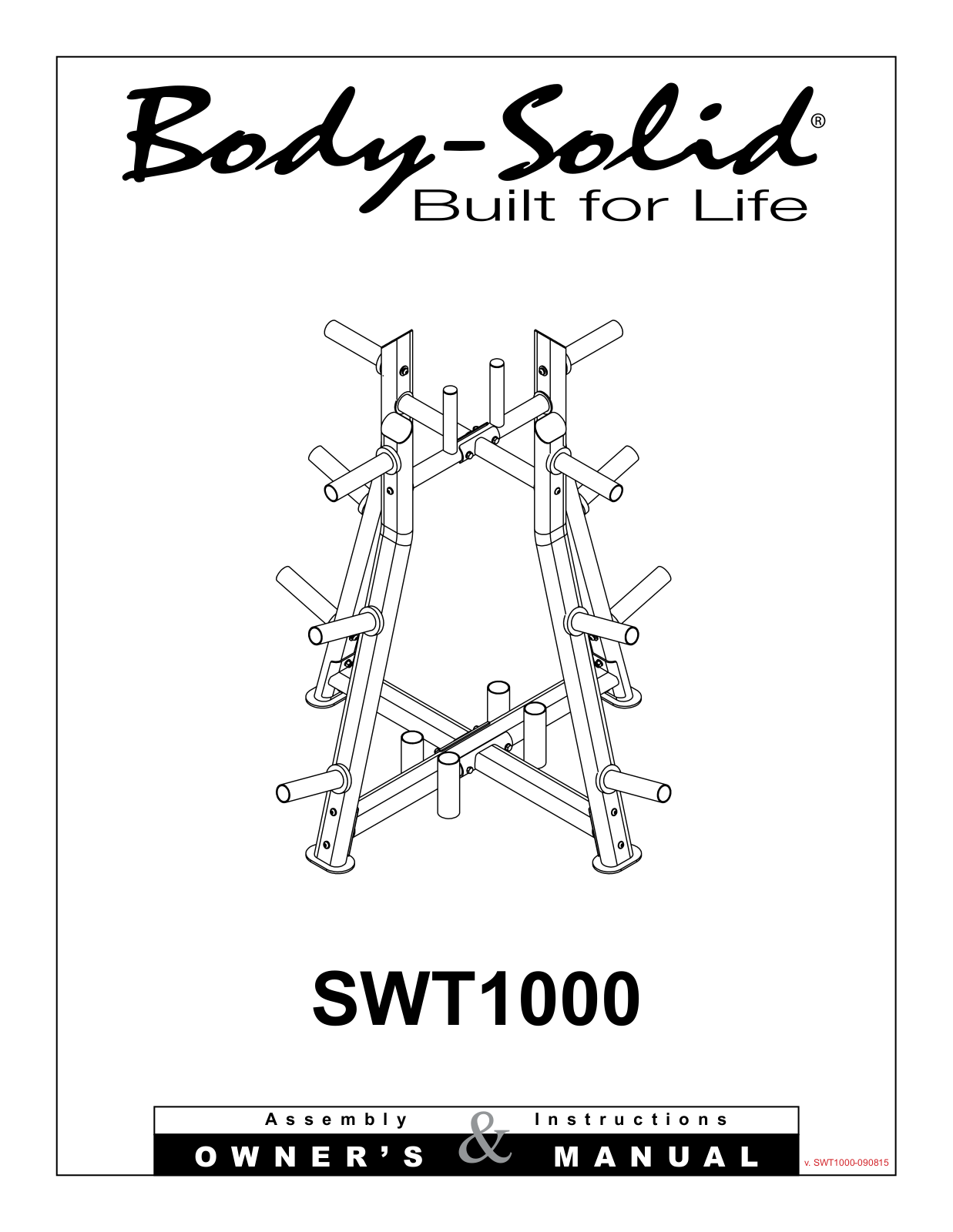 Body Solid SWT1000 User Manual