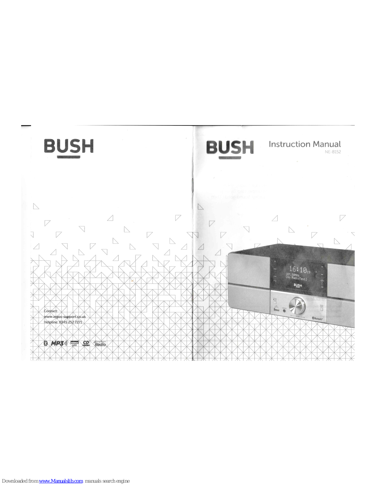 Bush NE-8251 Instruction Manual