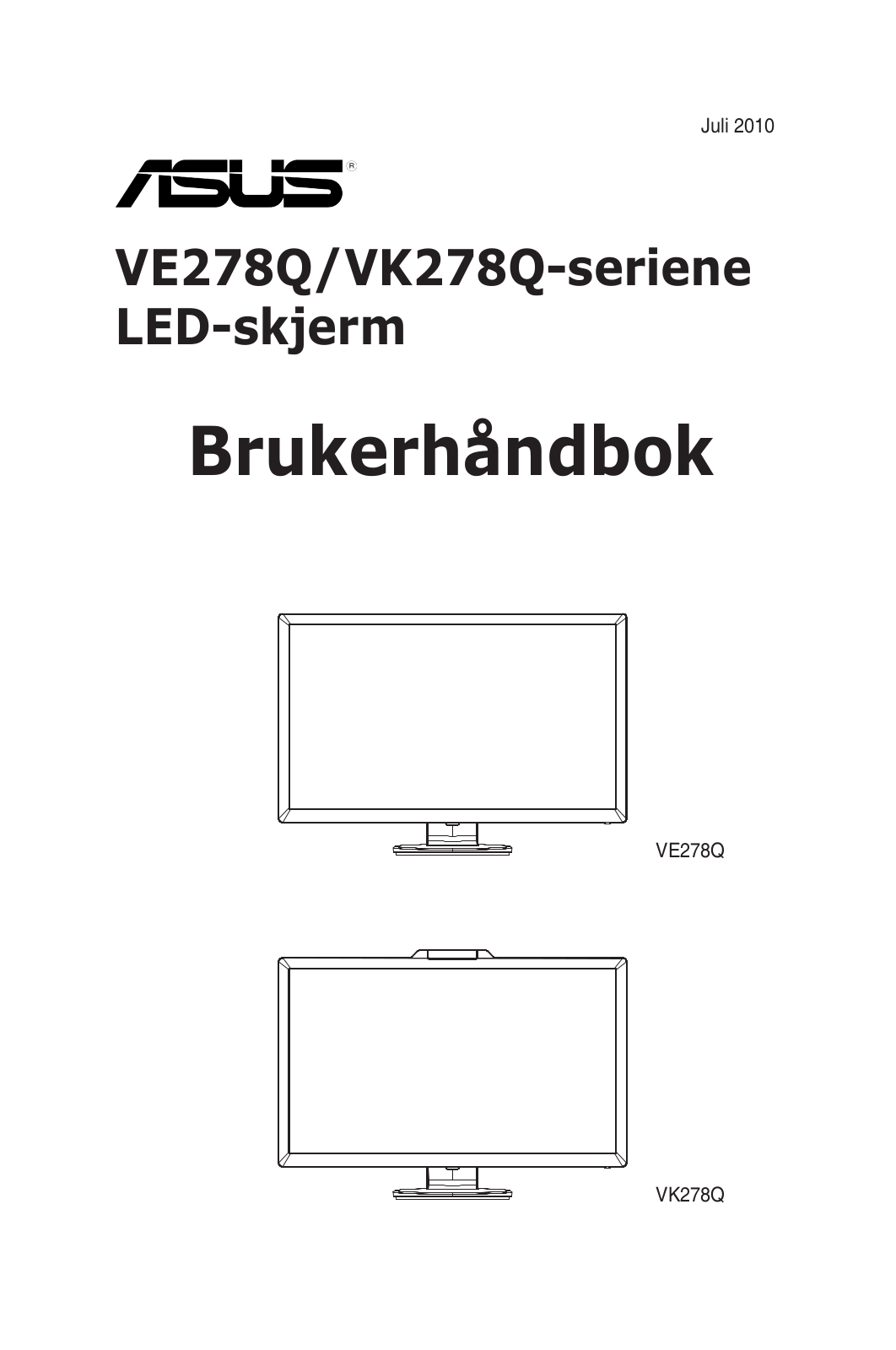 Asus VE278Q-B, VE278Q, VK278Q User Manual