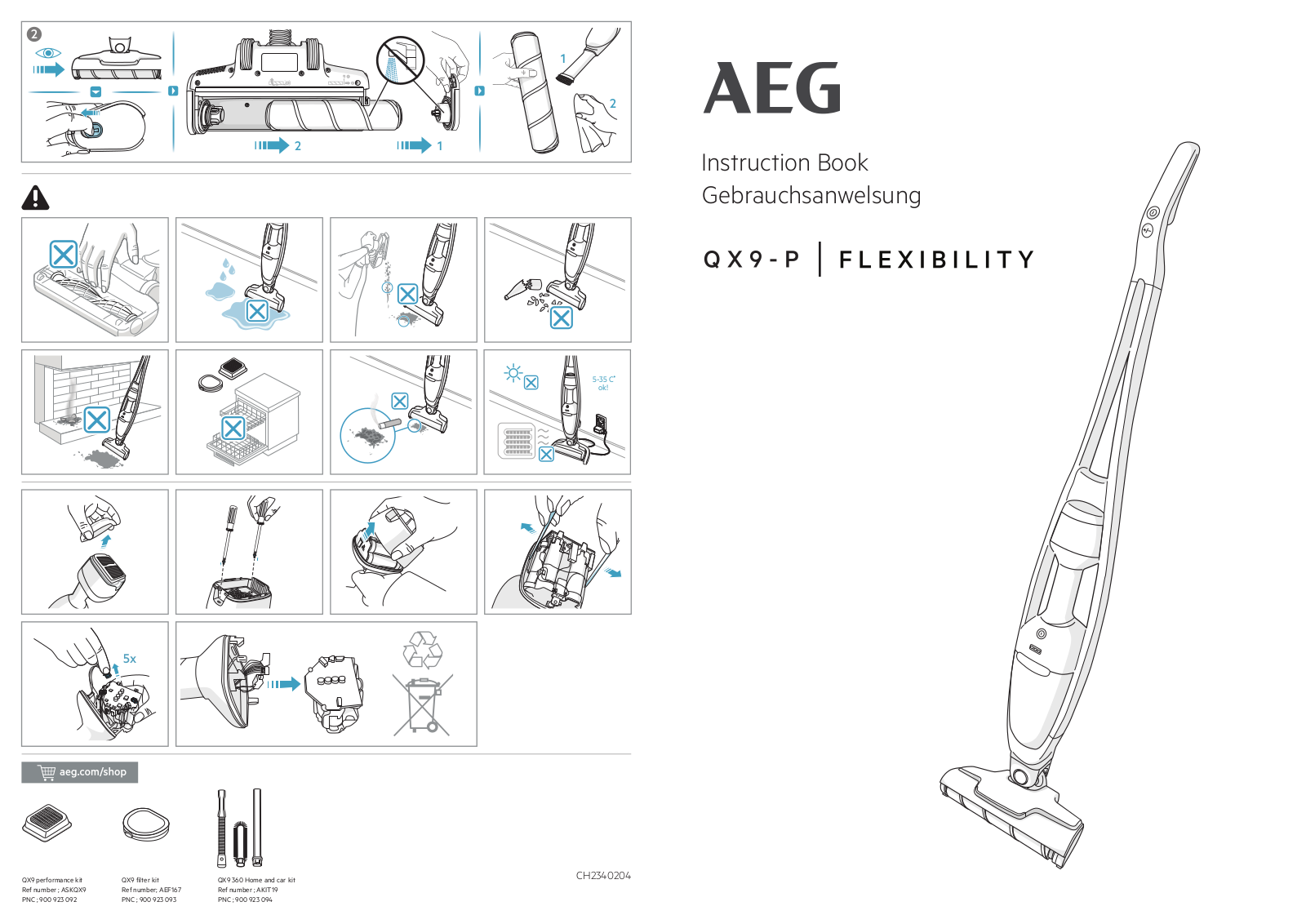 AEG QX9-1-ULT User guide - ManualMachine.com