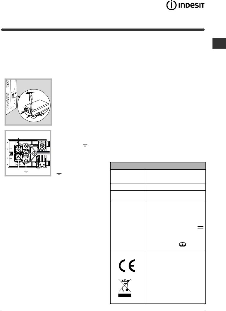 INDESIT IF 63 K.A IX User Manual