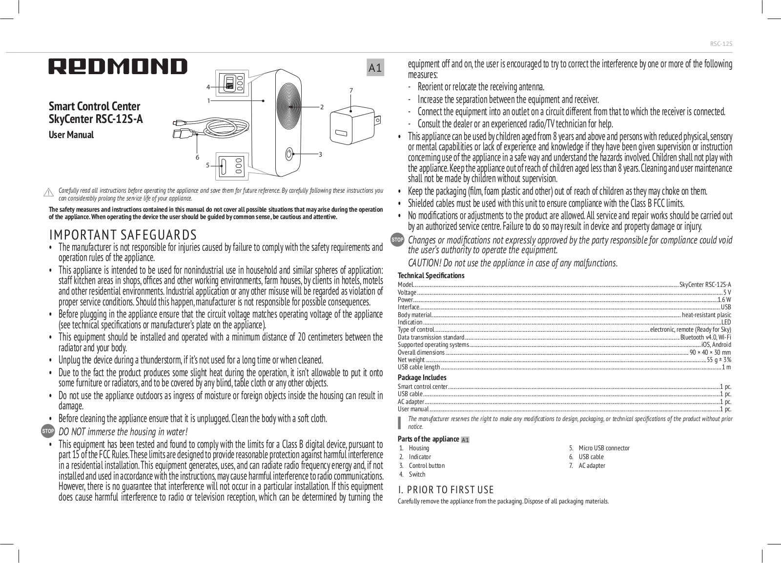 Power Point RSC12SA User Manual