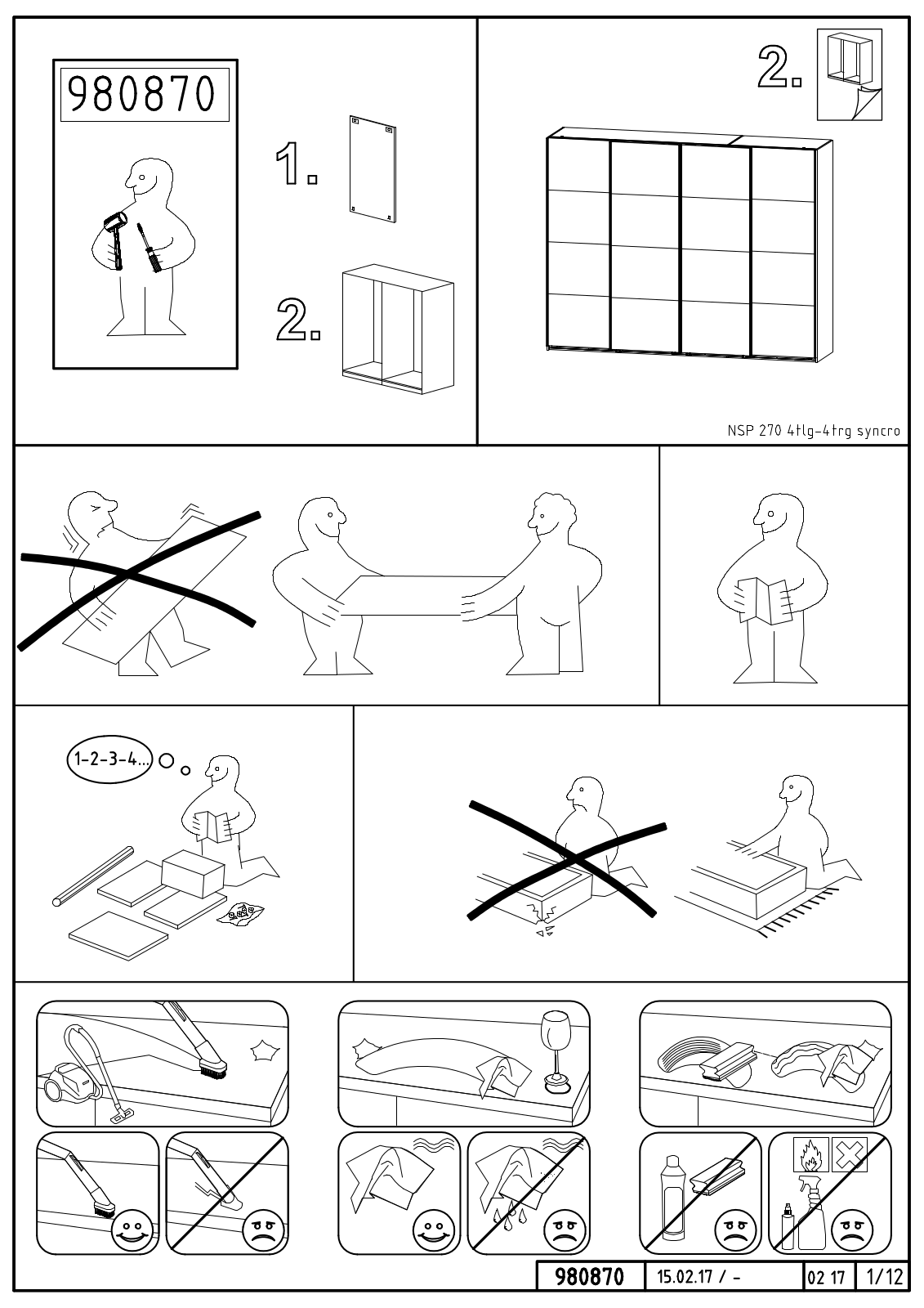 Wimex 980870 Assembly instructions