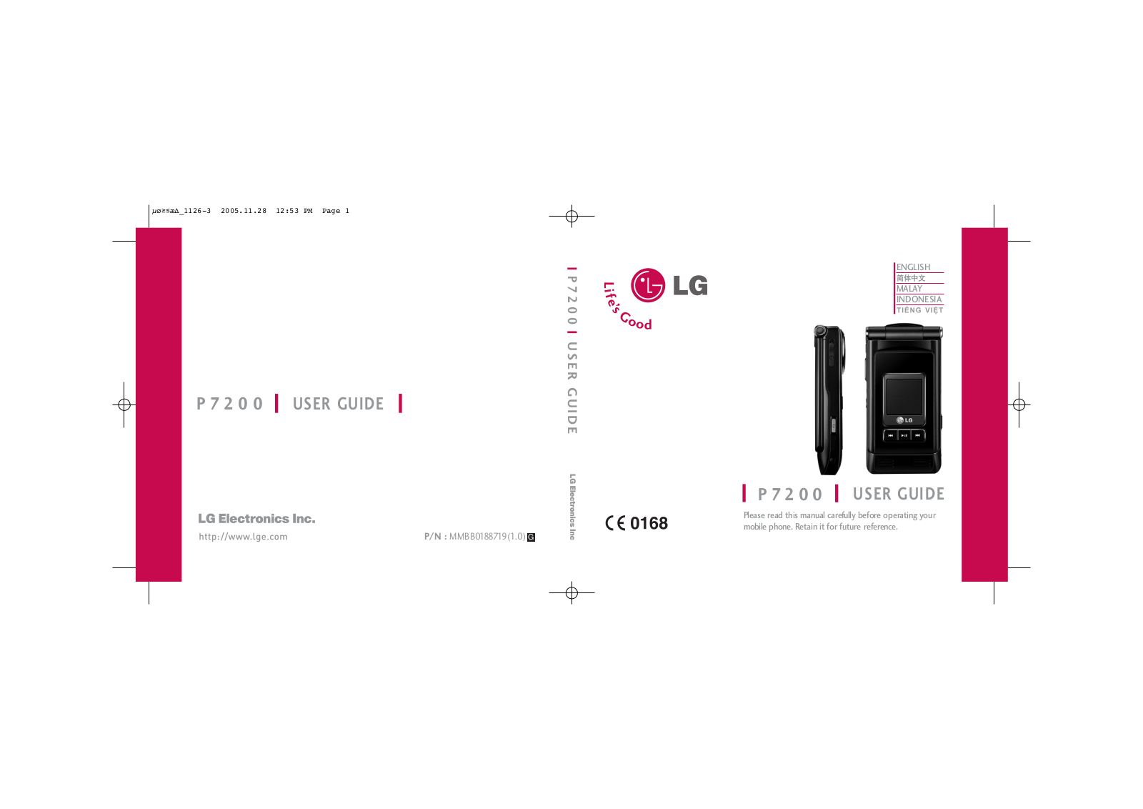 LG P7200 Owner’s Manual