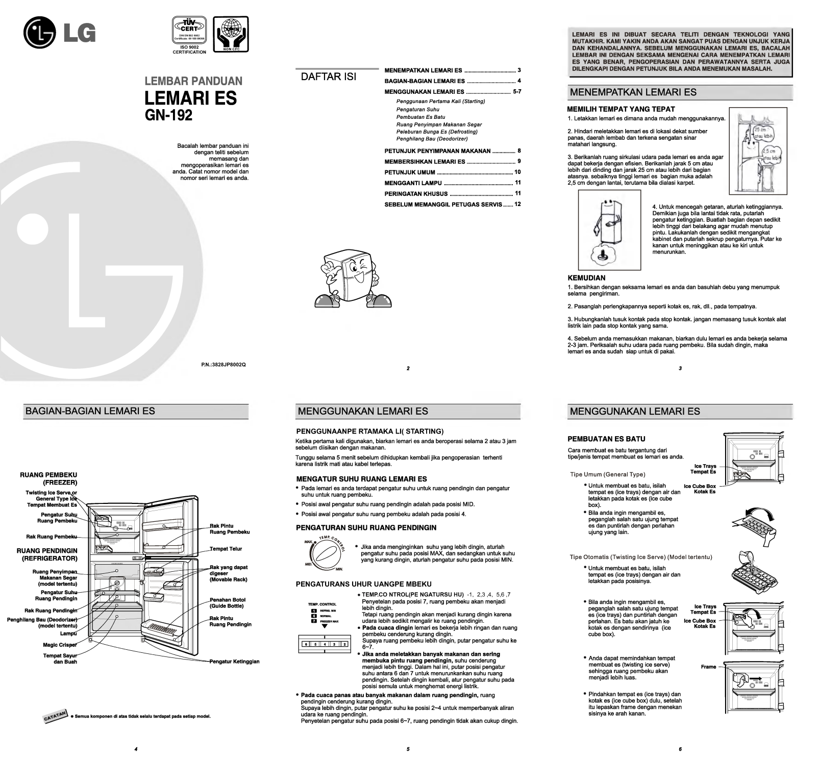 LG GN-192S Manual book