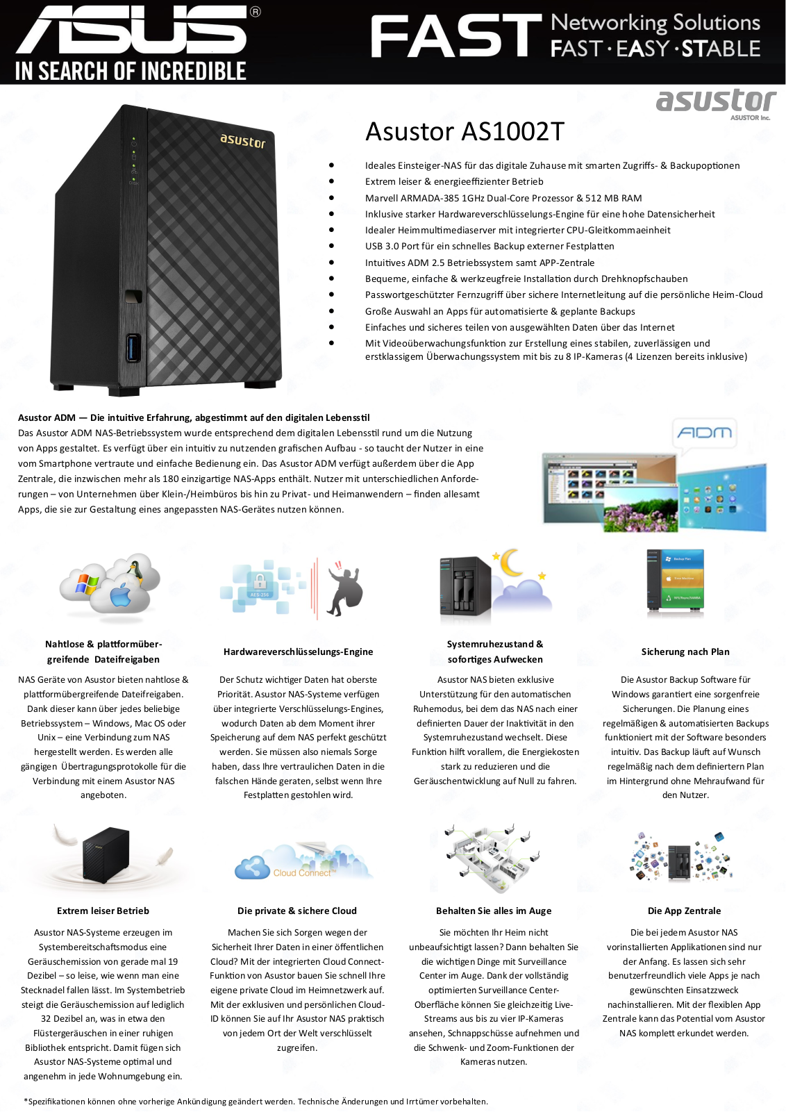 Asustor AS1002T User Manual