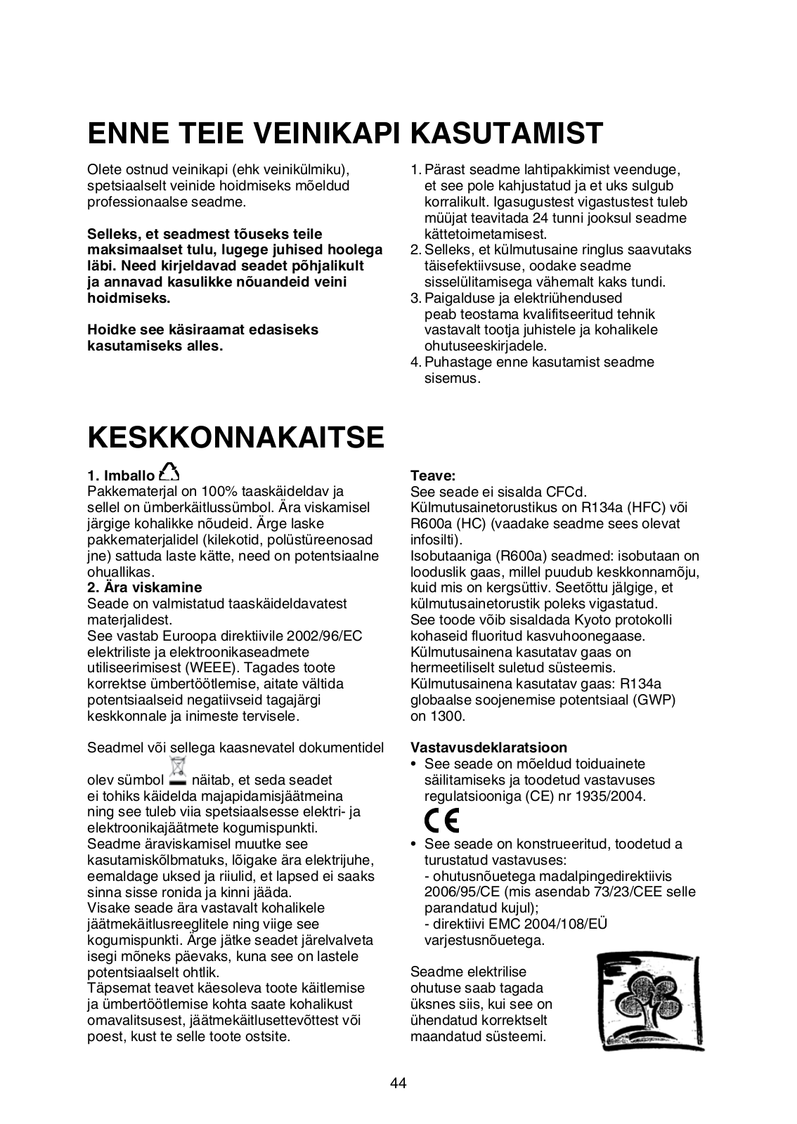 BAUKNECHT WLE 1015 User Manual