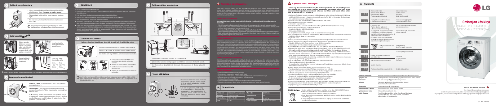 Lg F1403FDF, F1203FDF User Manual