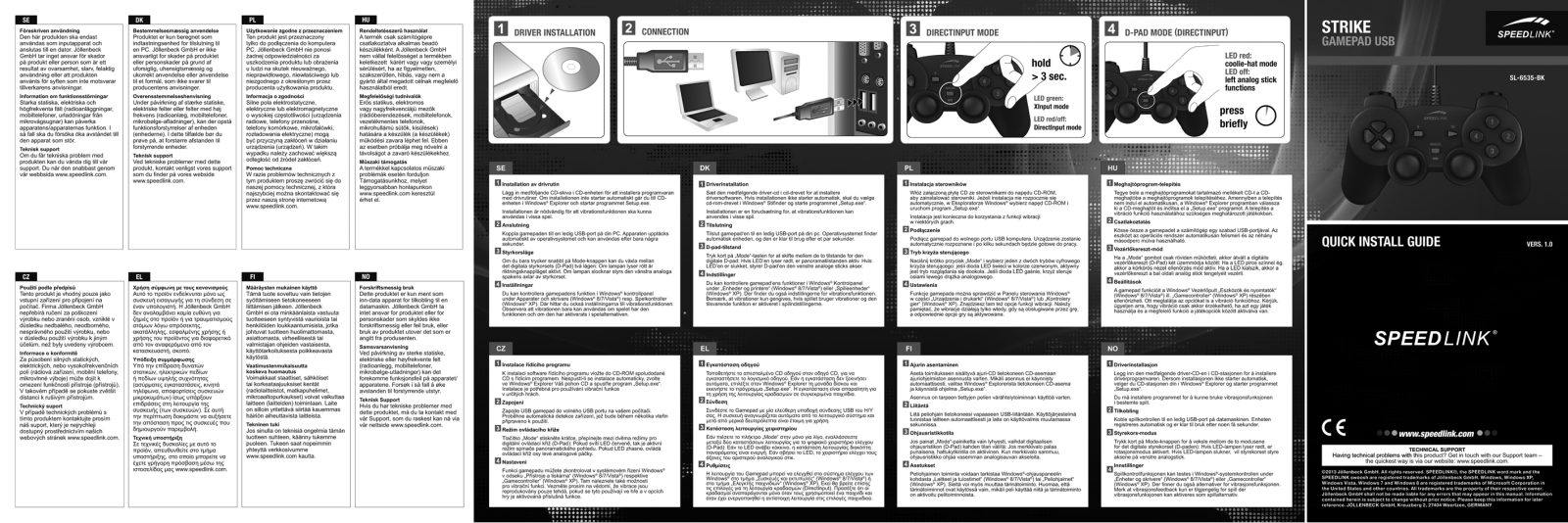 Speed-Link SL-6535-BK User Manual