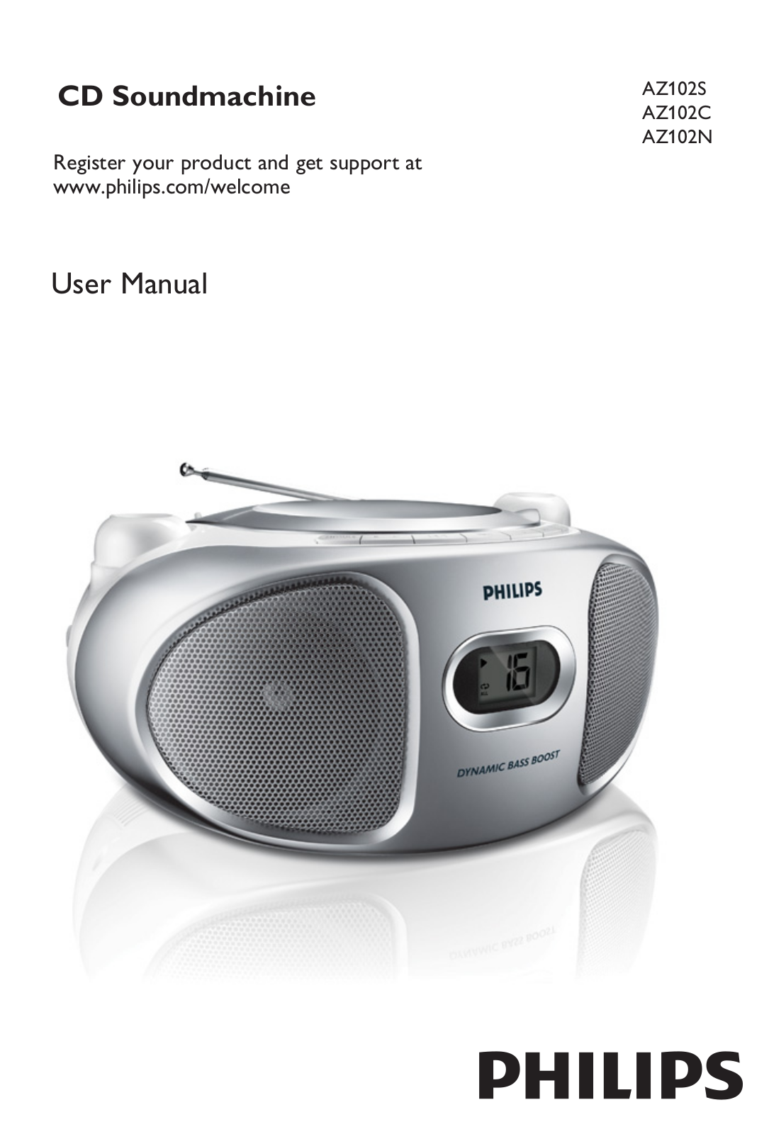 Philips AZ102C 96, AZ102N 96, AZ102S 96 User Manual