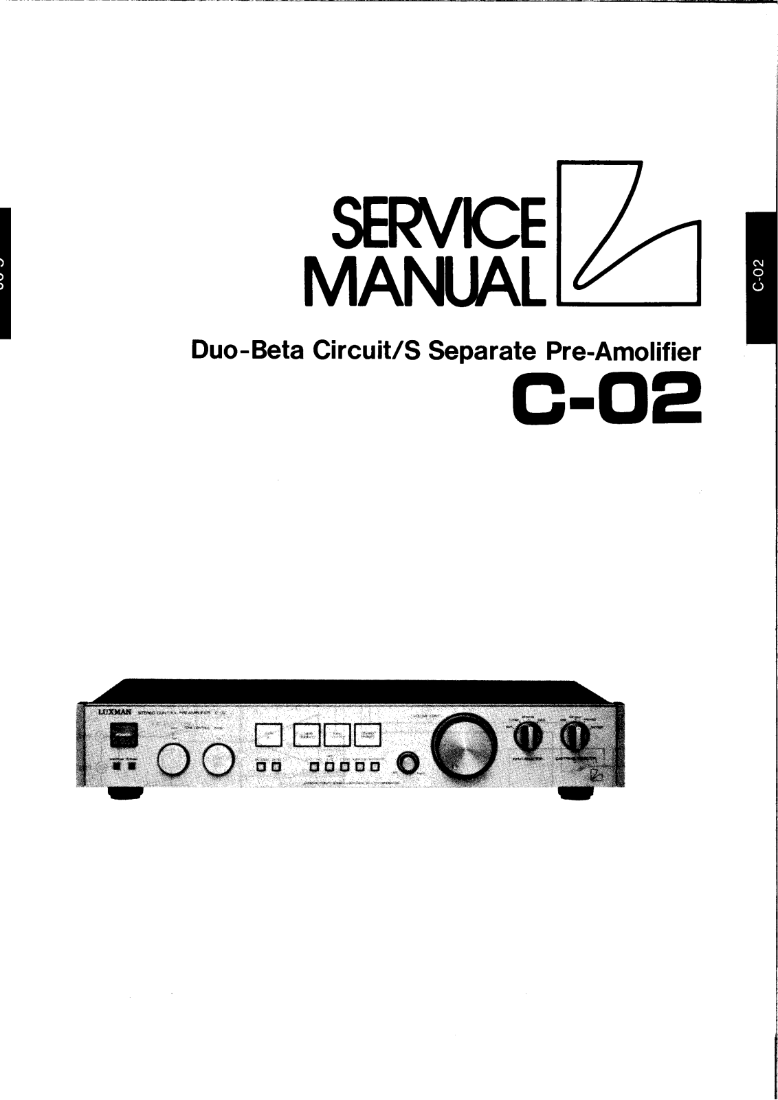 Luxman C-02 Service manual