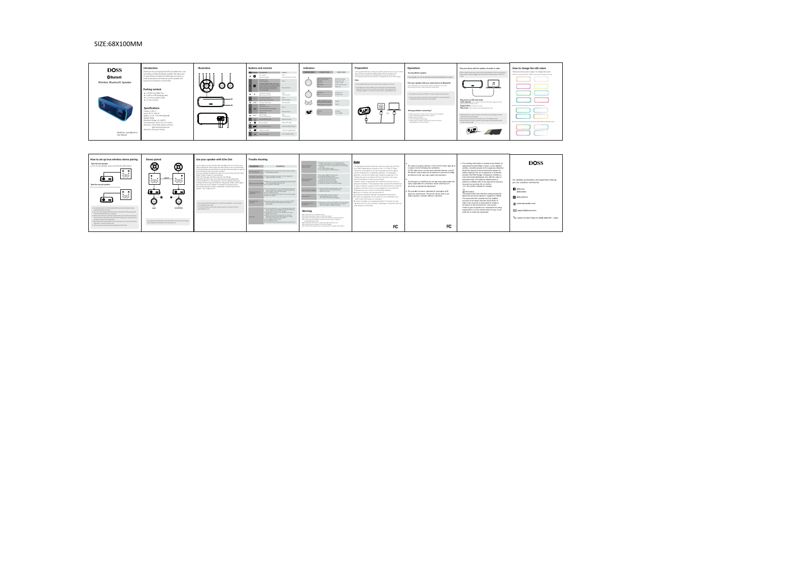 Wonders Technology DSWB20 User Manual