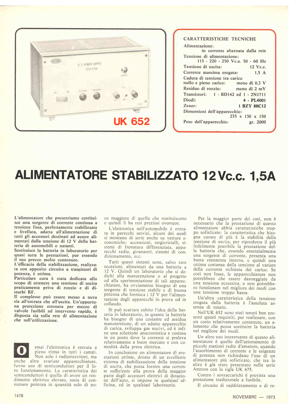 Amtron uk652 schematic