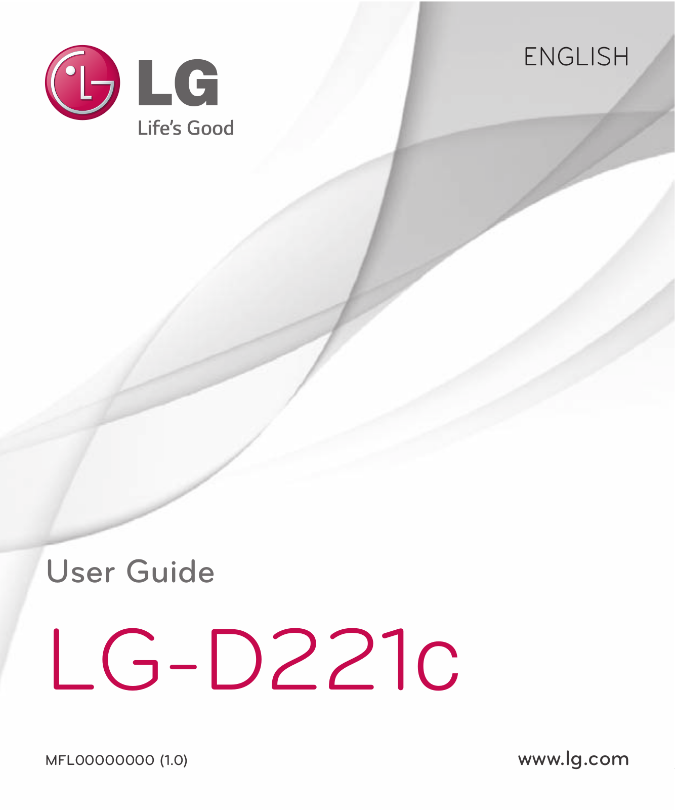 LG D221C Users manual