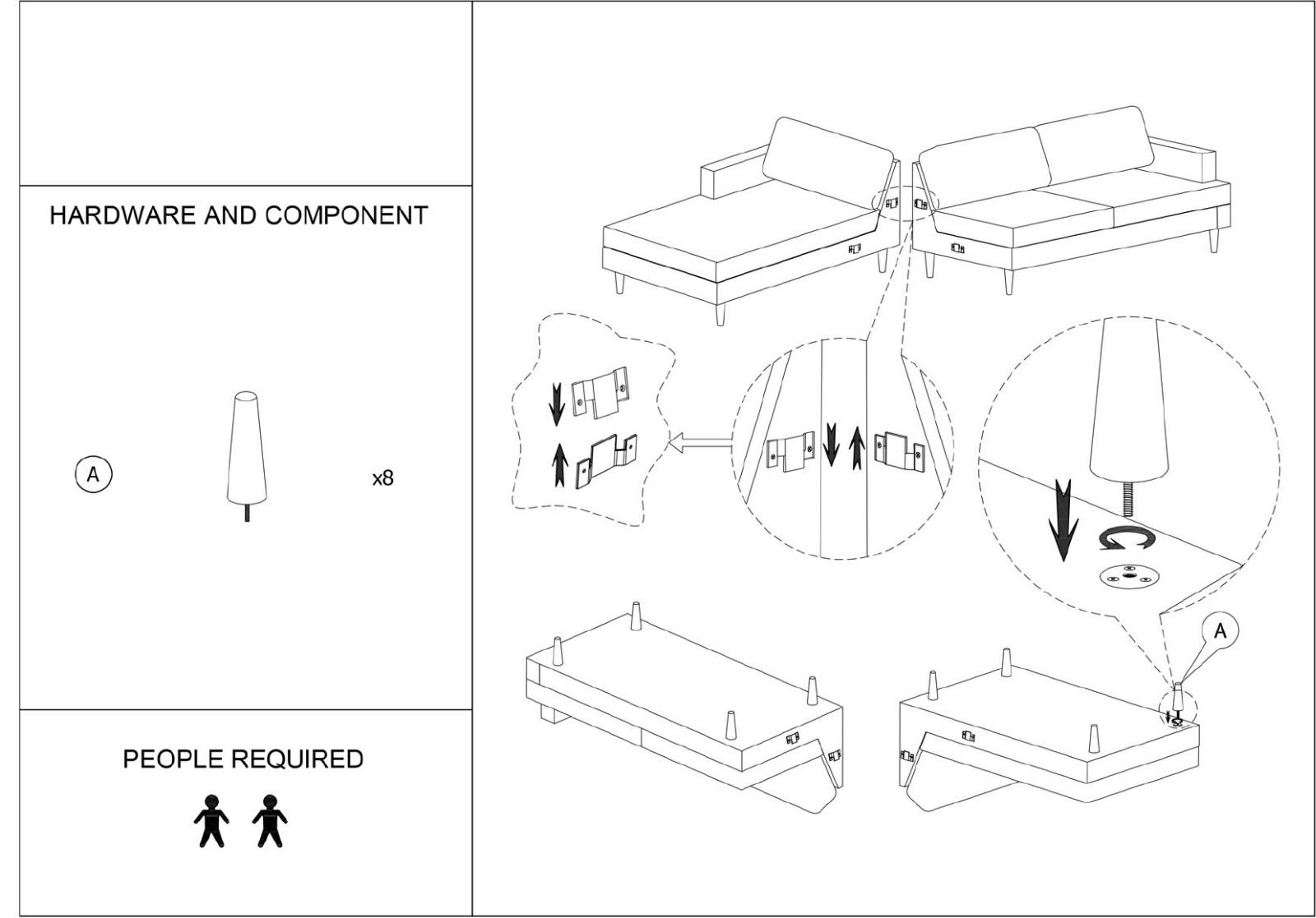 AllModern W003547721 Installation & Assembly - ManualMachine.com