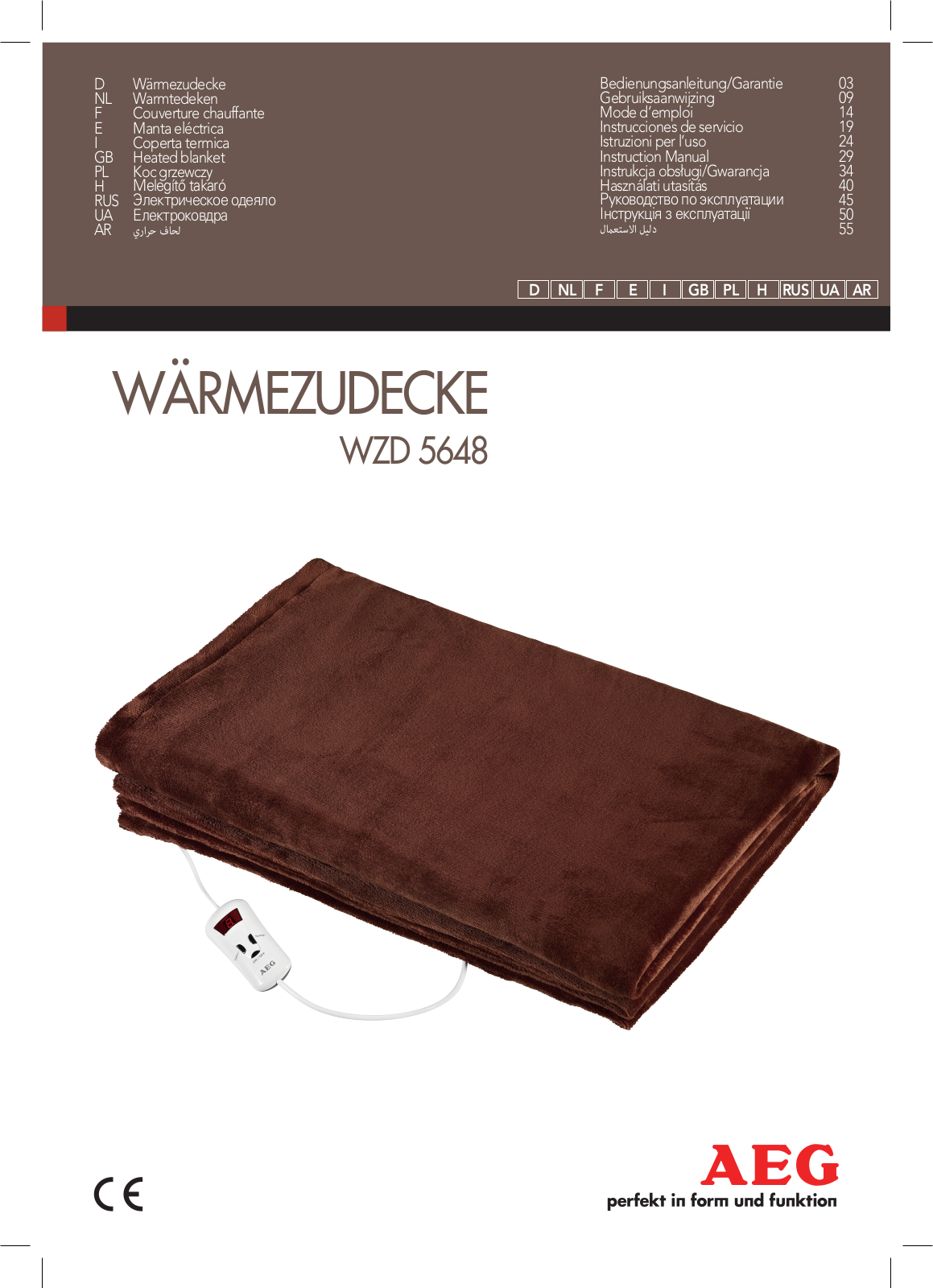 AEG WZD 5648 User Manual