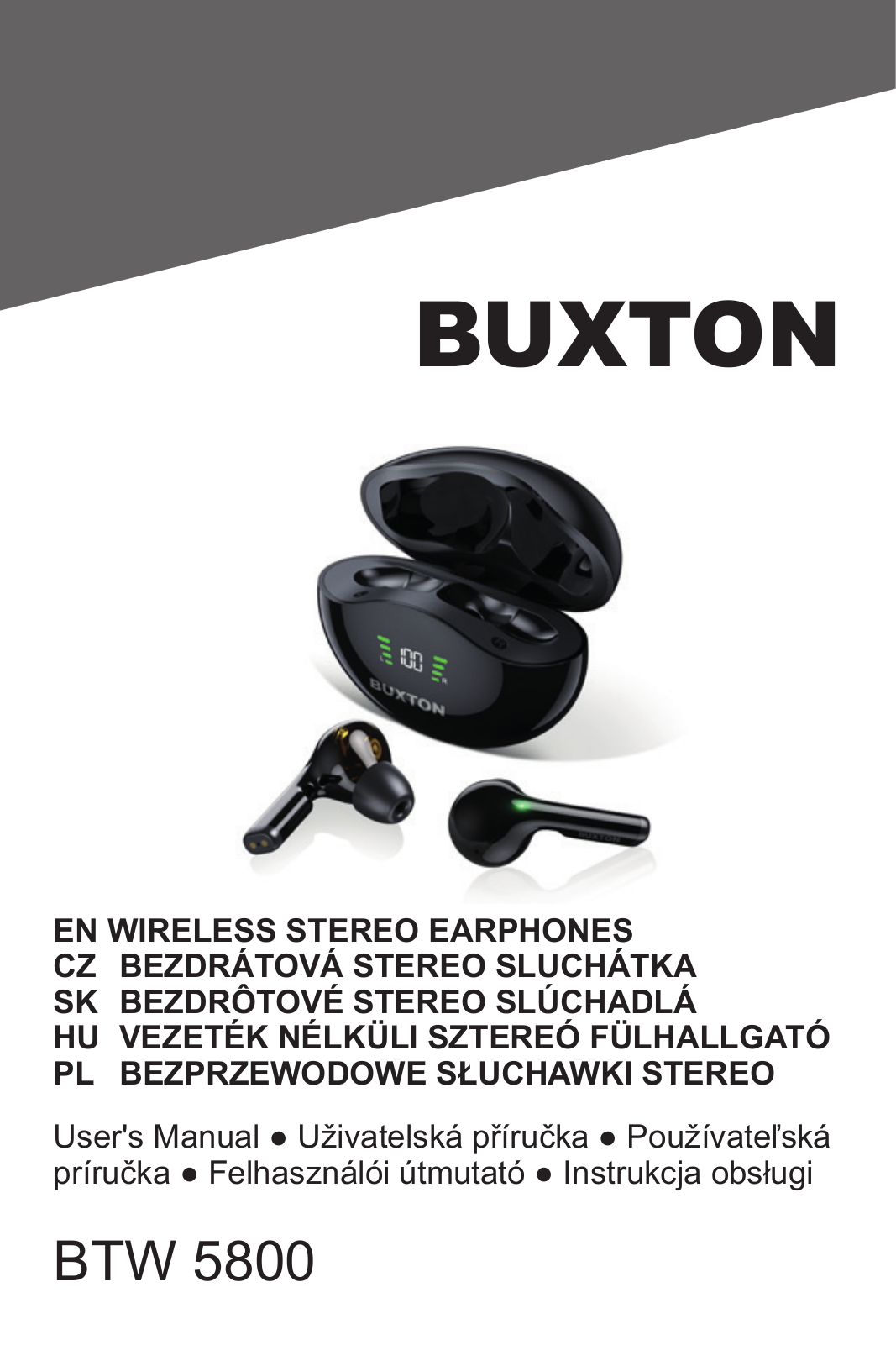 BUXTON BTW 5800 User guide - ManualMachine.com