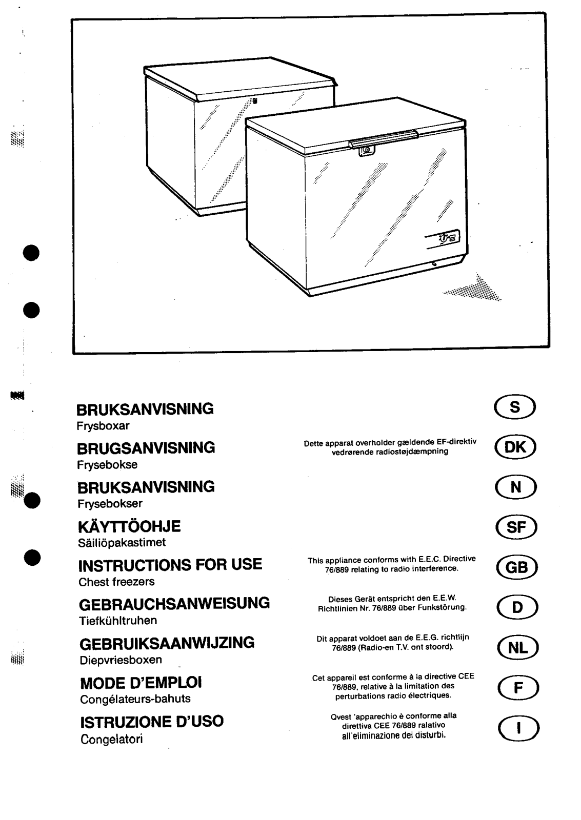 ELEKTRO HELIOS FB 325, FB 425, FB375, FB525 User Manual