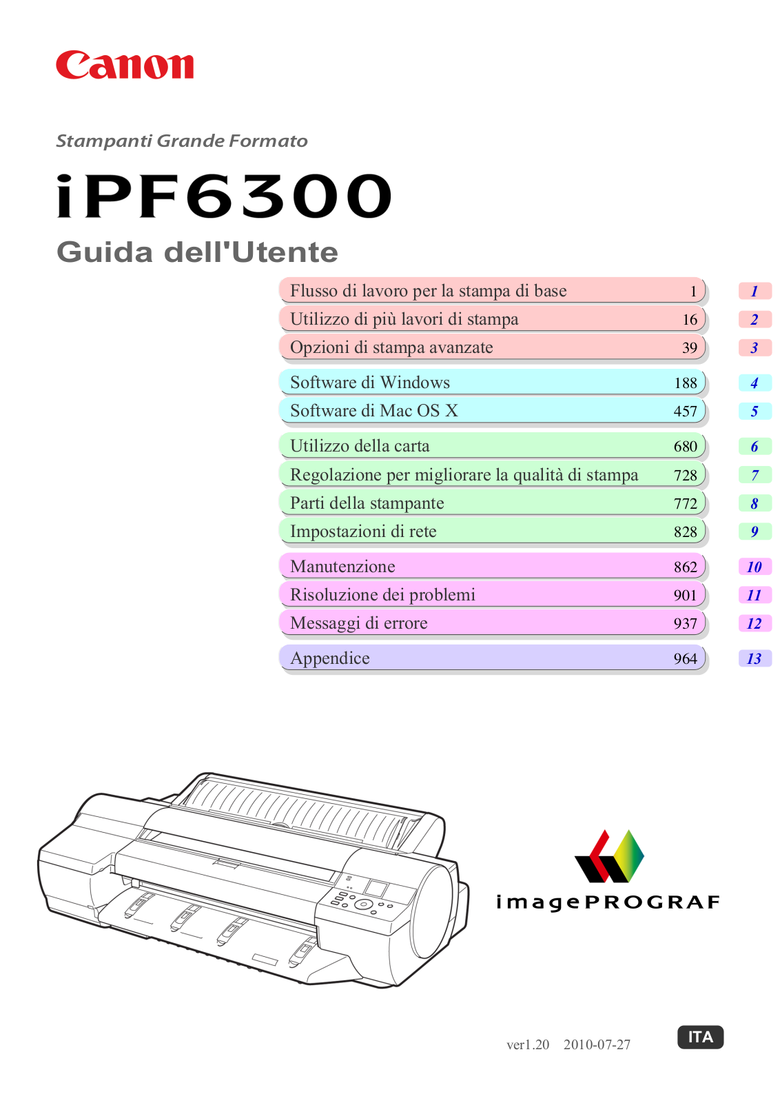 Canon IMAGEPROGRAF IPF6300 User Manual