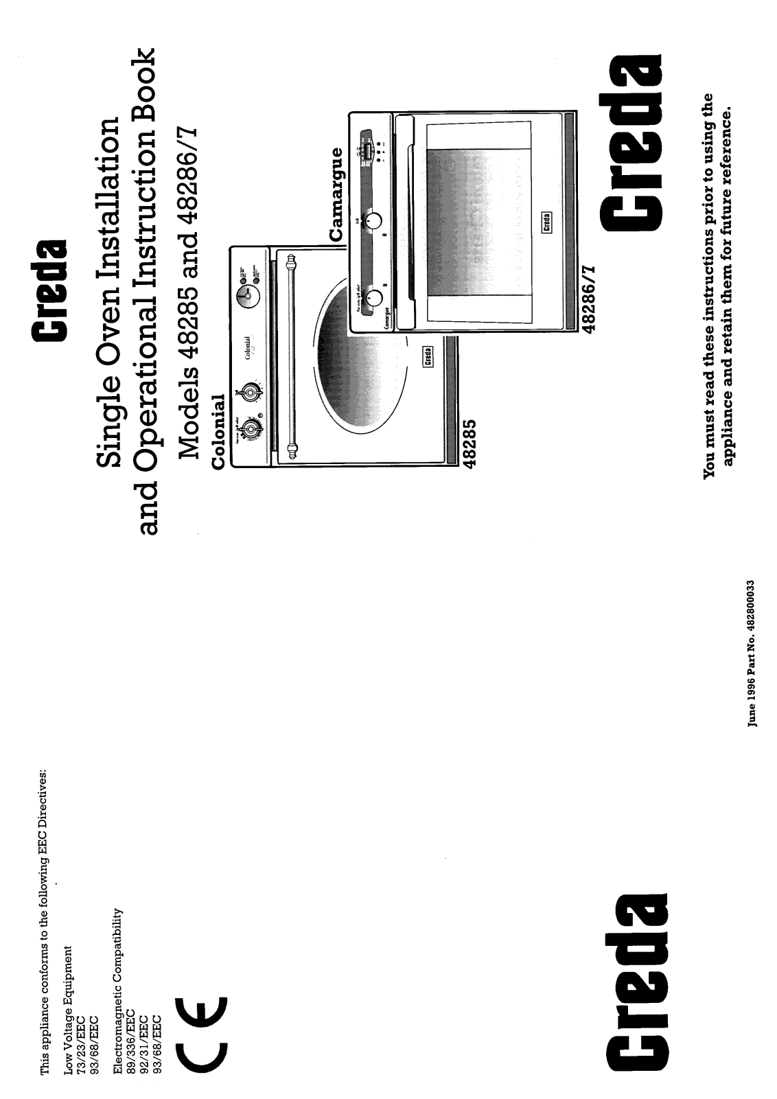 Creda HB48293 User Manual