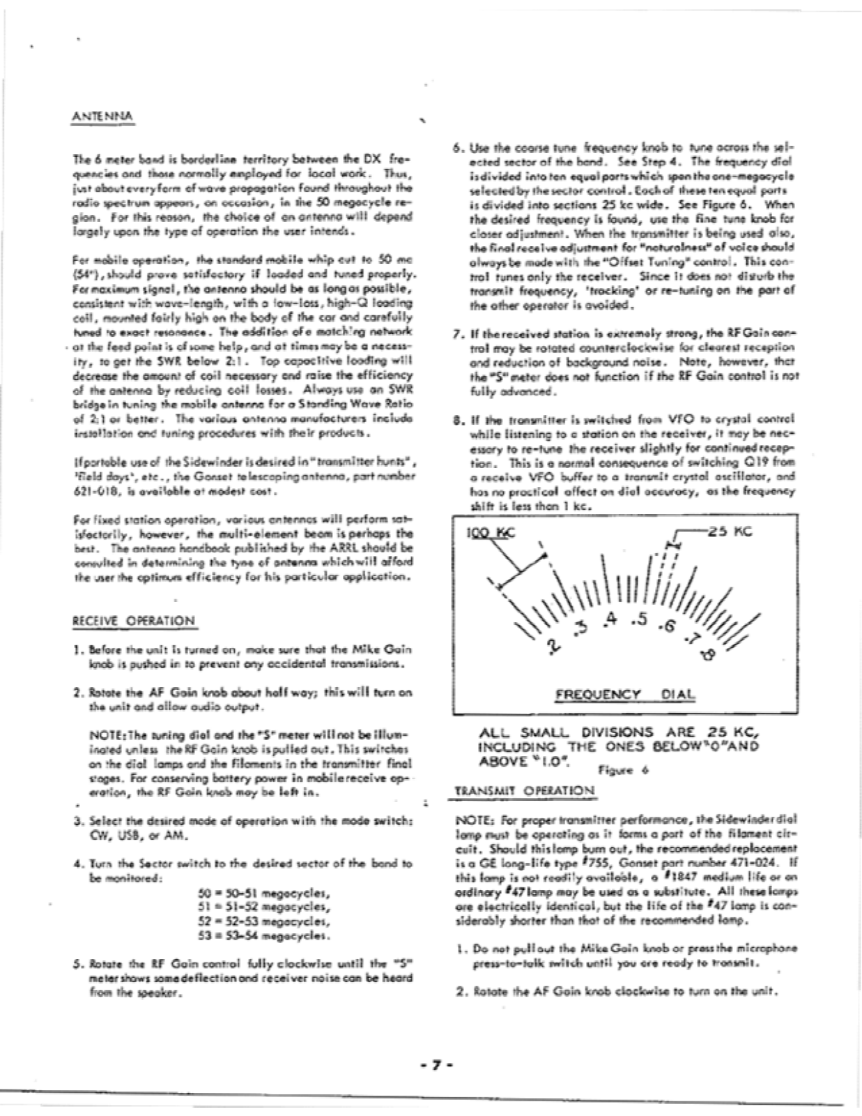 GONSET 910-A User Manual (PAGE 07)