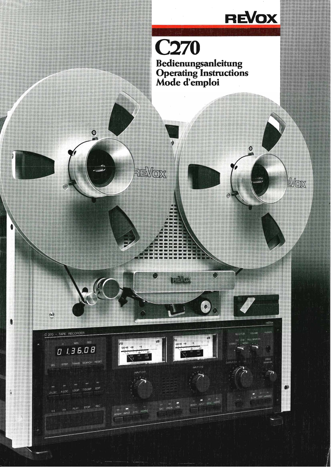 Revox C-270 Owners Manual