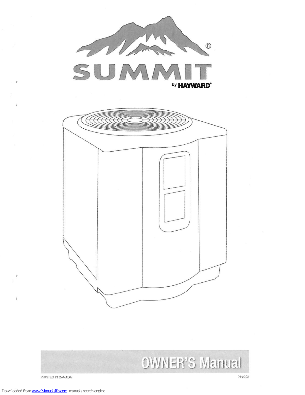 Summit R-22 Owner's Manual