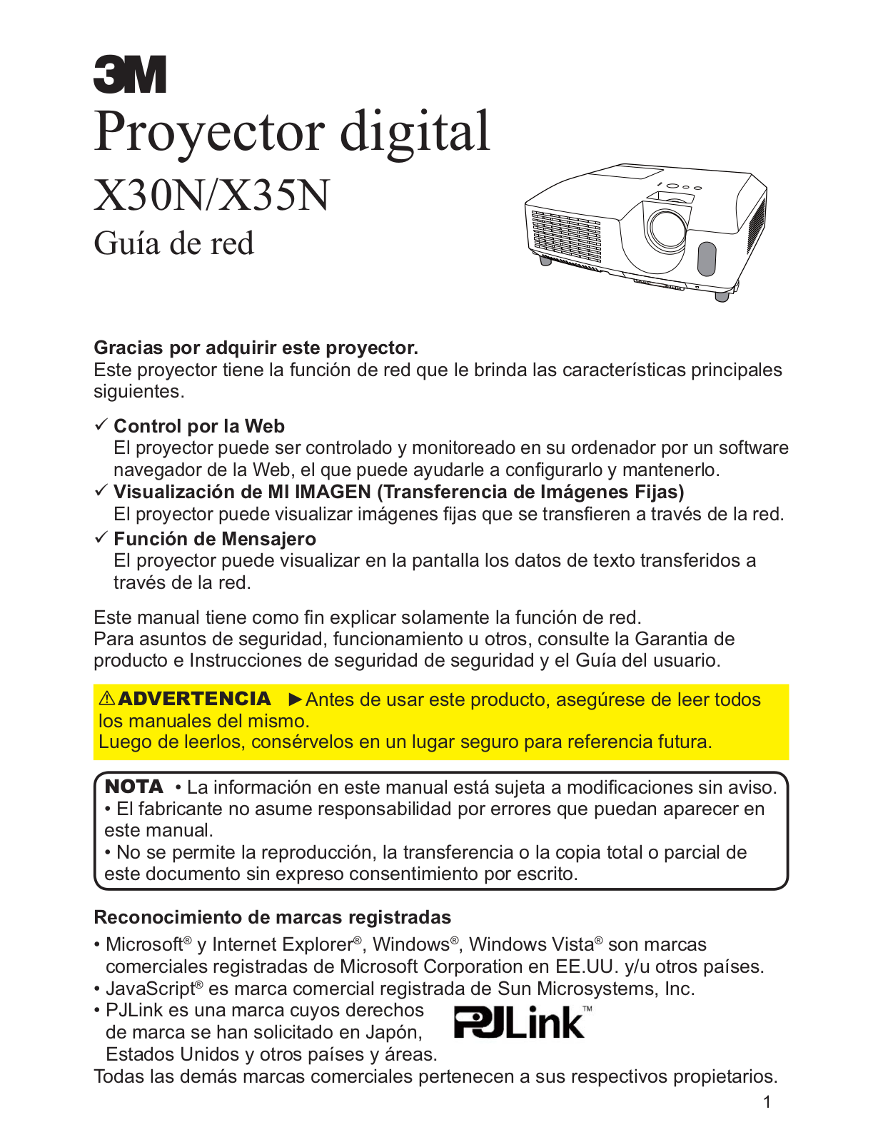 3M X35N, X30N Guide