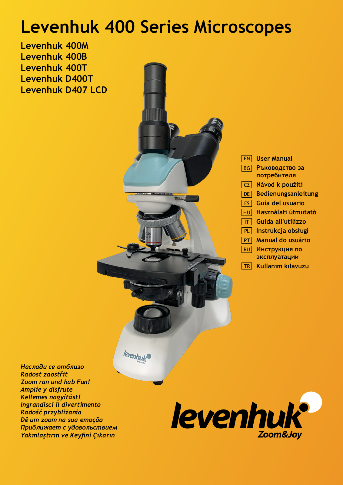LEVENHUK 400M, 400B, 400T, D400T, D407 LCD User guide - ManualMachine.com