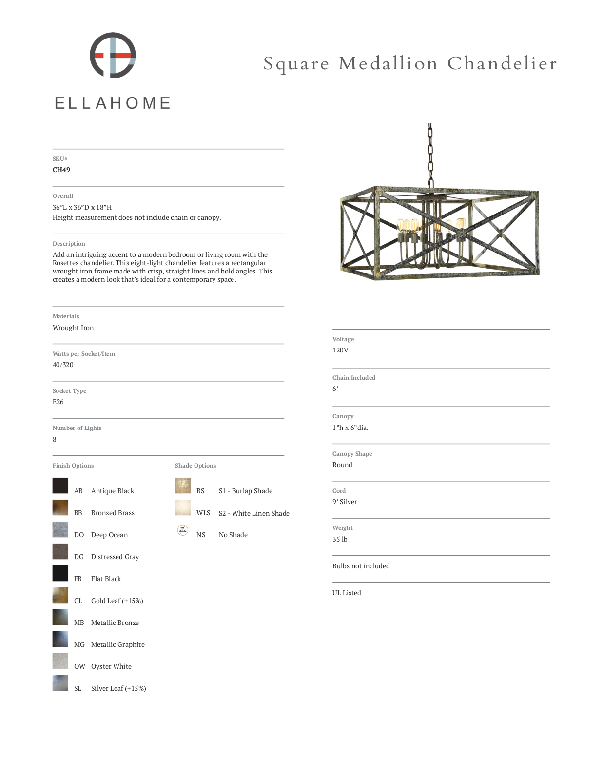 ellahome ELLH1024 Specifications - ManualMachine.com