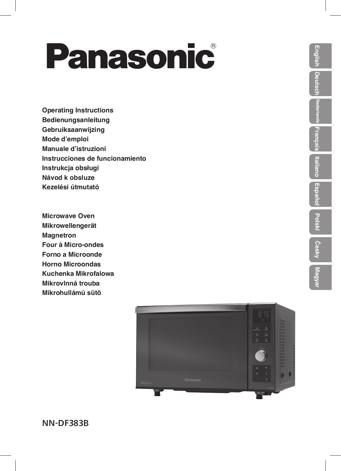 Panasonic NN-DF383BEPG User Manual