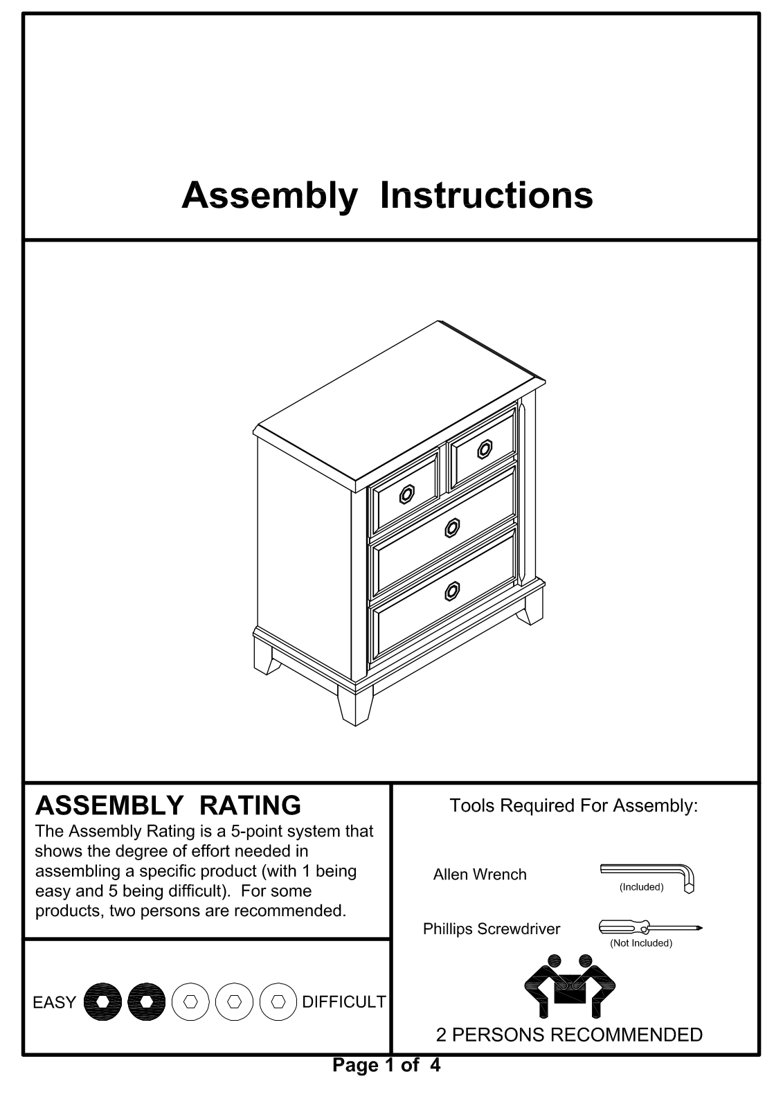 Lark Manor™ DRBC8599 Installation & Assembly - ManualMachine.com